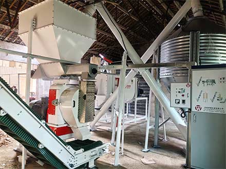 強福機械35型飼料顆粒生產線安徽項目