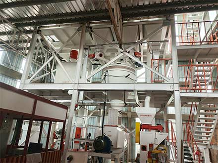 強福機械自動粉料線設備喀麥隆項目