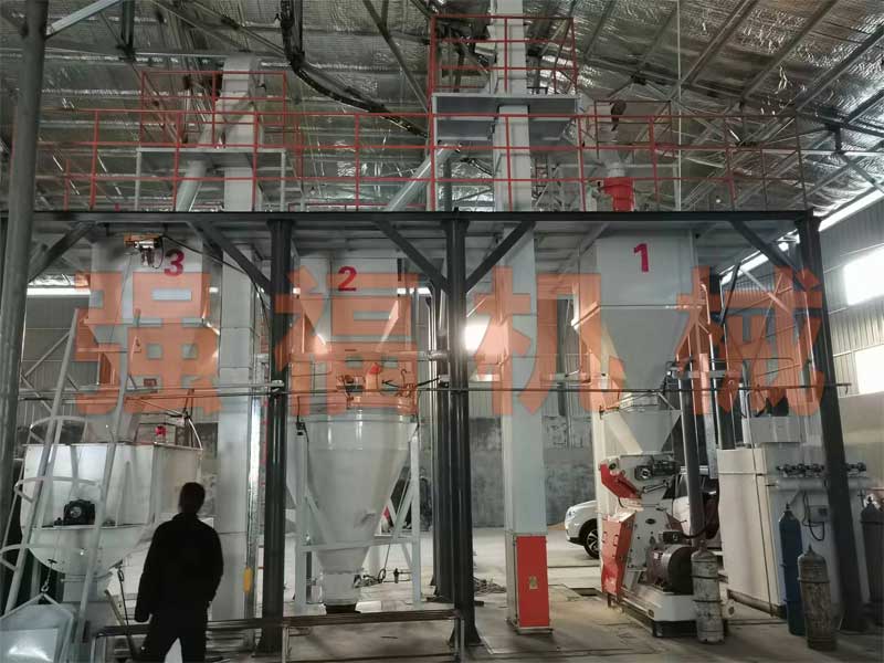 雞飼料粉料生產線