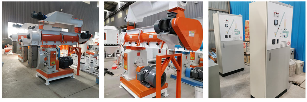 2套SZLH320顆粒機，料倉，輸送機和配件已發送到烏茲別克斯坦