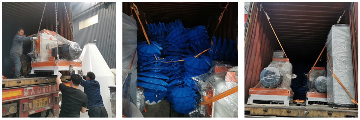 2套SZLH320顆粒機，料倉，輸送機和配件已發送到烏茲別克斯坦