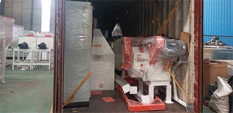 強(qiáng)福生產(chǎn)機(jī)械250型成套顆粒飼料線發(fā)往肯尼亞