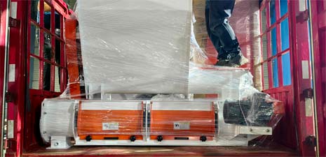 強福機械250型成套飼料顆粒生產線發往山西