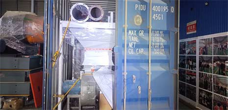 強福機械32型部分飼料顆粒生產線發往秘魯