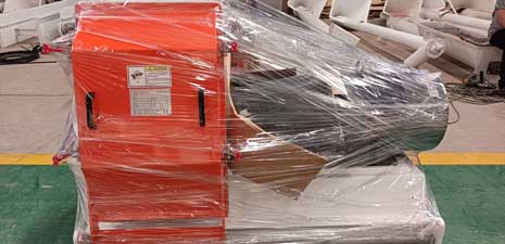 飼料生產設備37KW水滴型粉碎機加料倉發往四川