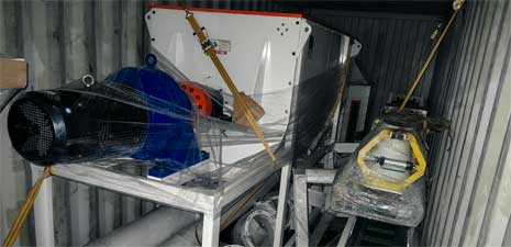 強福機械320型飼料顆粒生產線發往墨西哥