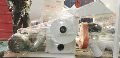 干法90水產飼料膨化線發(fā)往廣東