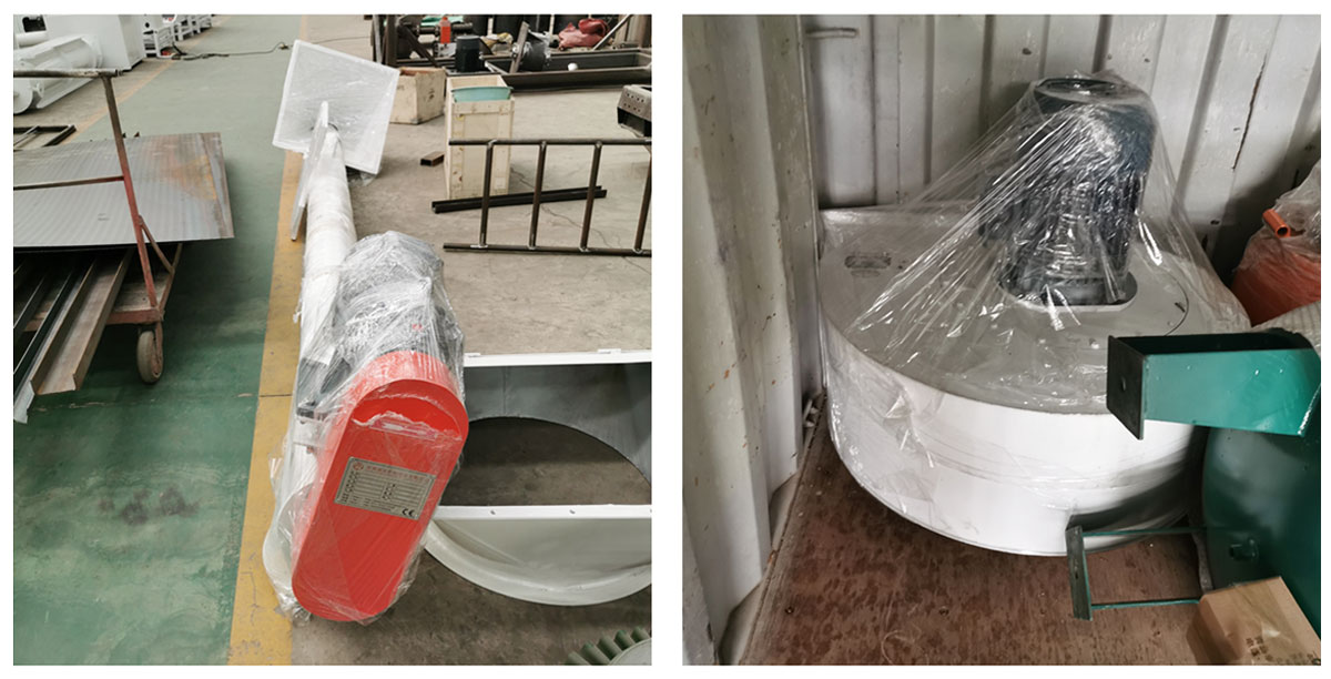 客戶(hù)定制75KW粉料系統(tǒng)成套設(shè)備將發(fā)往土耳其