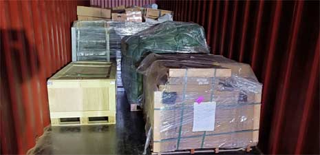 強福飼料機械設備料塔提升機刮板機發往喀麥隆