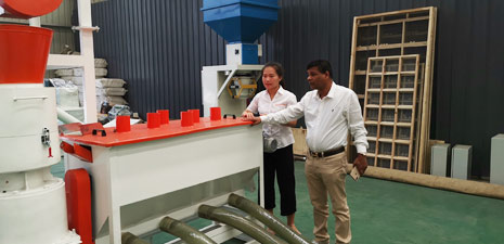 科威特客戶參觀強福工廠