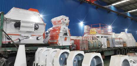 強福生產玉米粉料線發(fā)往湖北